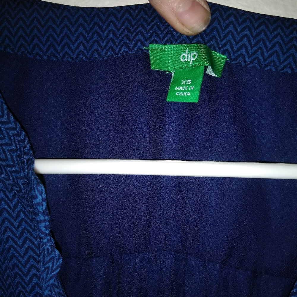 Dip shirt dress size xs blue